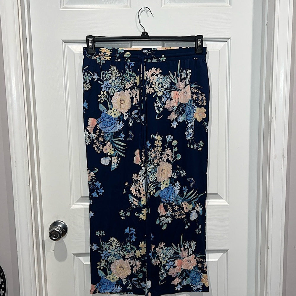 Blue Flora Lounge Pants